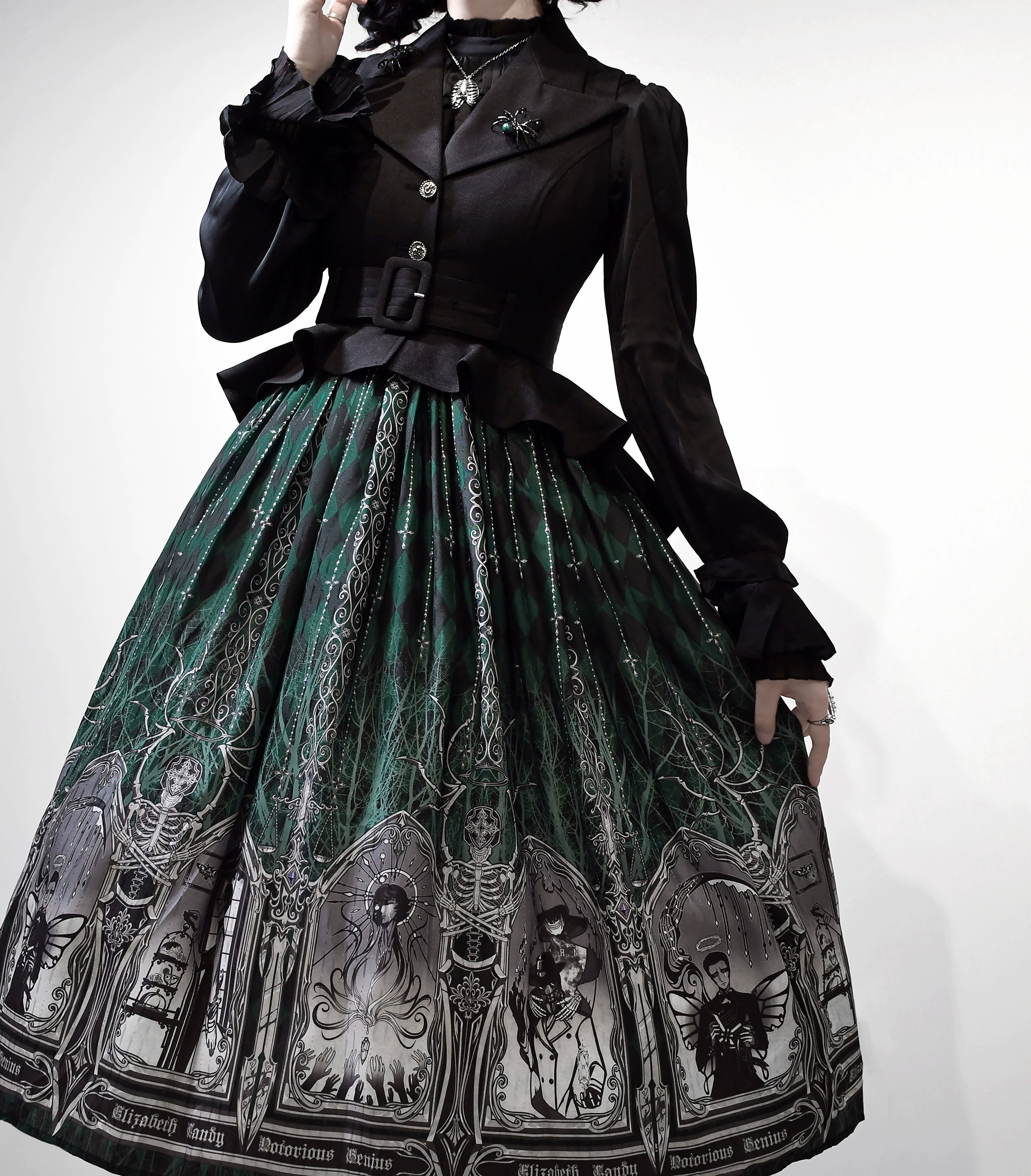 (BFM)Frogic Studio~Magic Pharmacy~Vintage Lolita Vest Retro High-Waisted Lolita Vest 36872:537124