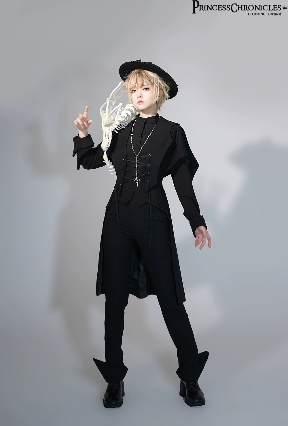 Princess Chronicles - Yan Ye - Ouji Lolita Swallowtail Long Vest