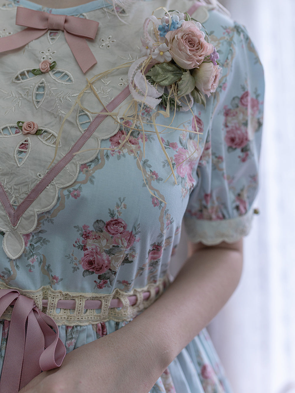 (Buyforme)Miss Point~Happy Summer Elegant Lolita Floral OP Dress 17704:244750