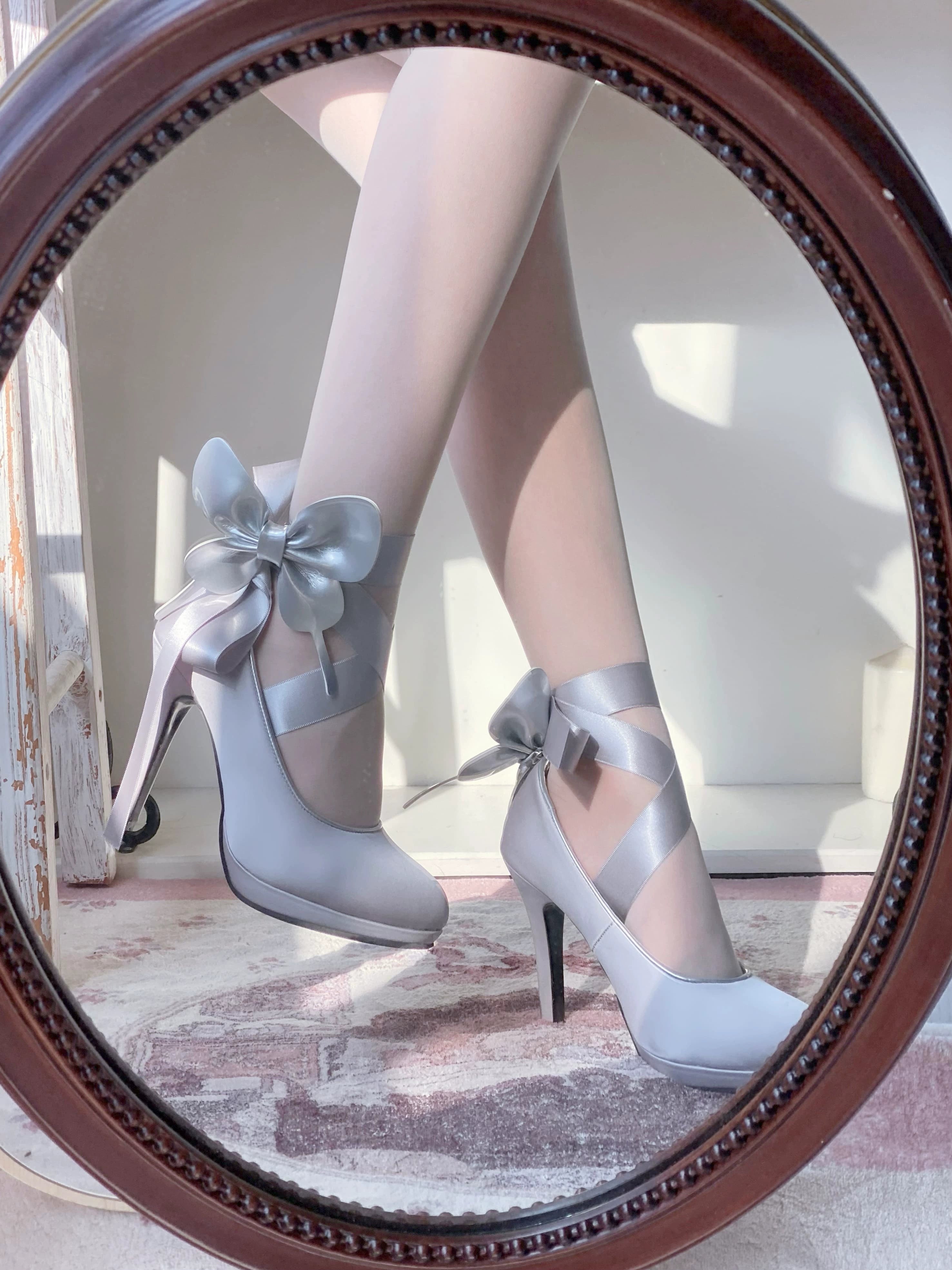Pure Tea For Dream~Butterfly Specimen~Ballet Style Lolita Shoes Elegant Platform Lolita Heels 40134:650356