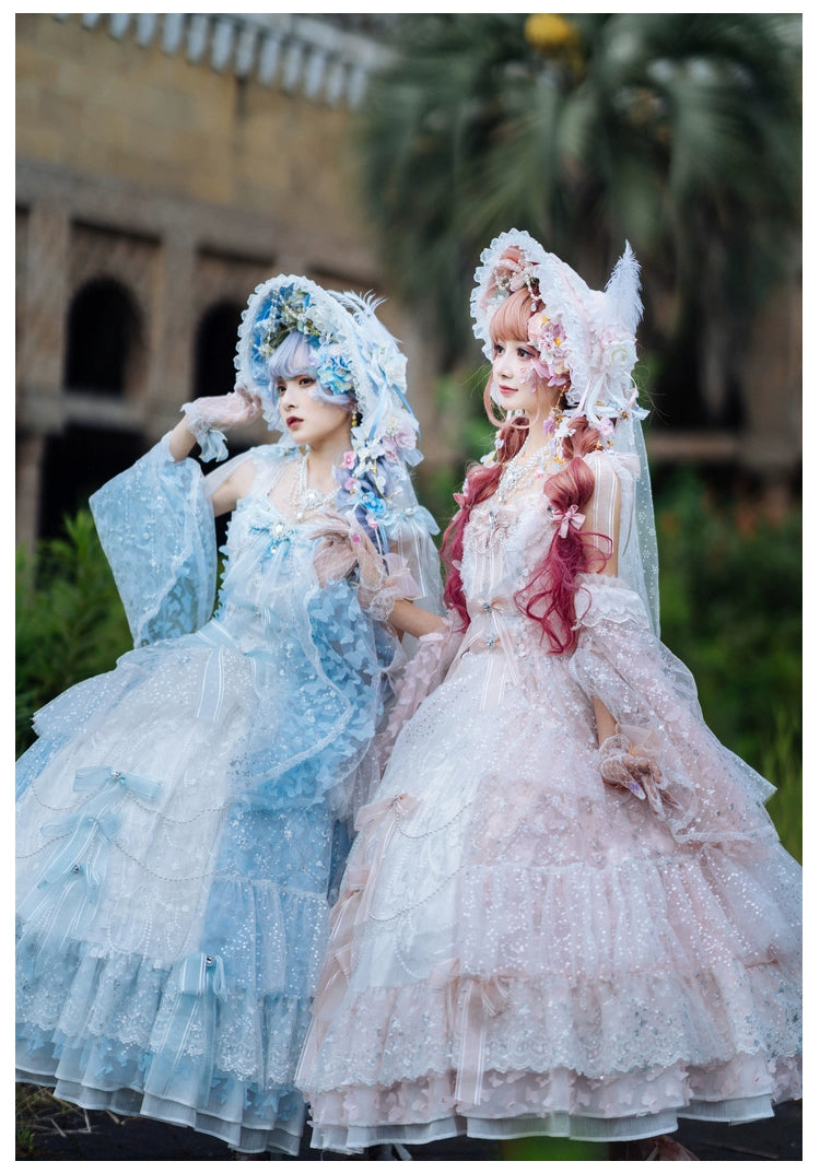 Cat Fairy - Cherry Blossom Girl - Gorgeous Lolita JSK Dress Tea Party Dress 33654:433292