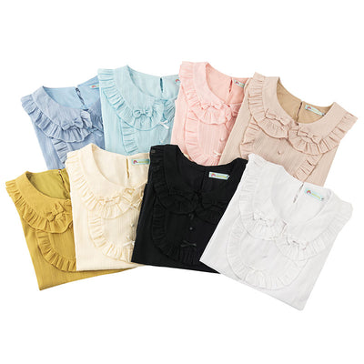 (Buyforme)Niu Niu~Rainbow Cake~Plus Size Doll Collar Sweet Lolita Shirt   