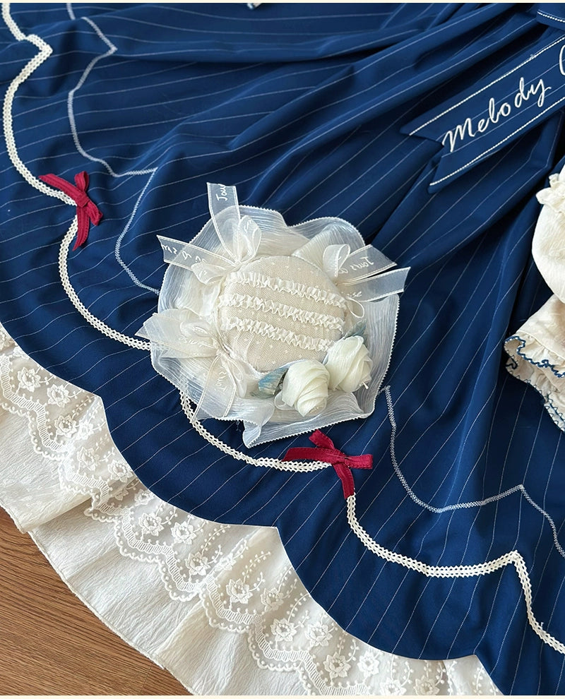 Buling Moon~Sweetheart Puppet~Retro Lolita OP Elegant Daily Lolita Dress 39980:649182