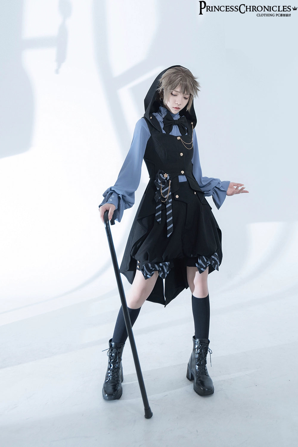 Princess Chronicles~Narrative Rule~Ouji Lolita Prince Shorts Set Long Vest 33192:411830
