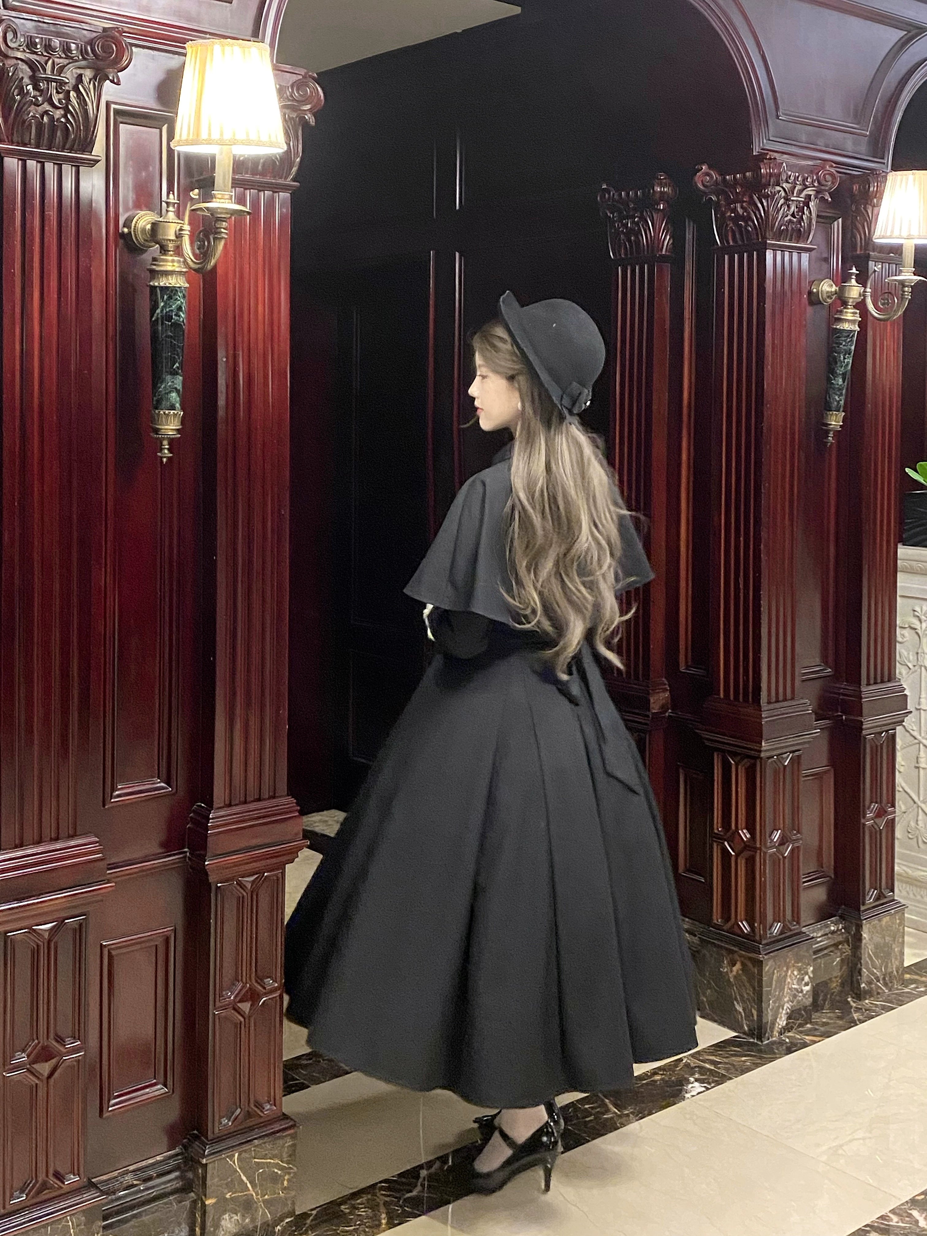 Sicily Original Design - Donia Miss - Classic Lolita Faux Two-piece OP Dress, Back Zipper 44230:798955