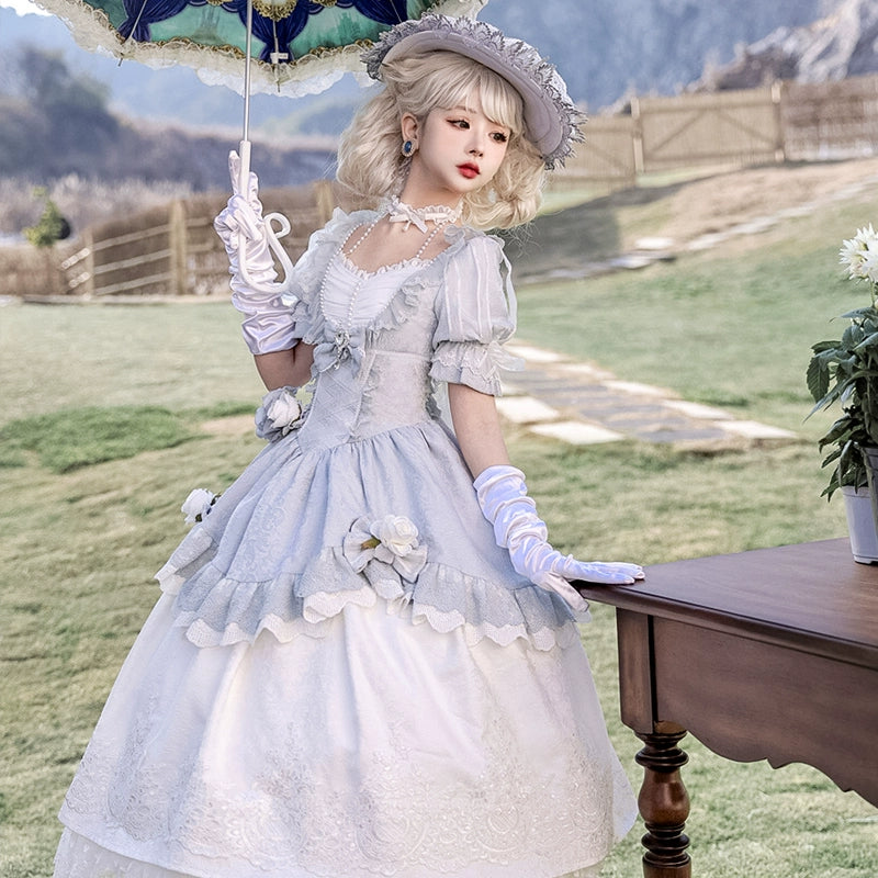 Rose Island - Fairytale Dance - Princess Lolita OP Halter Neckline Dress