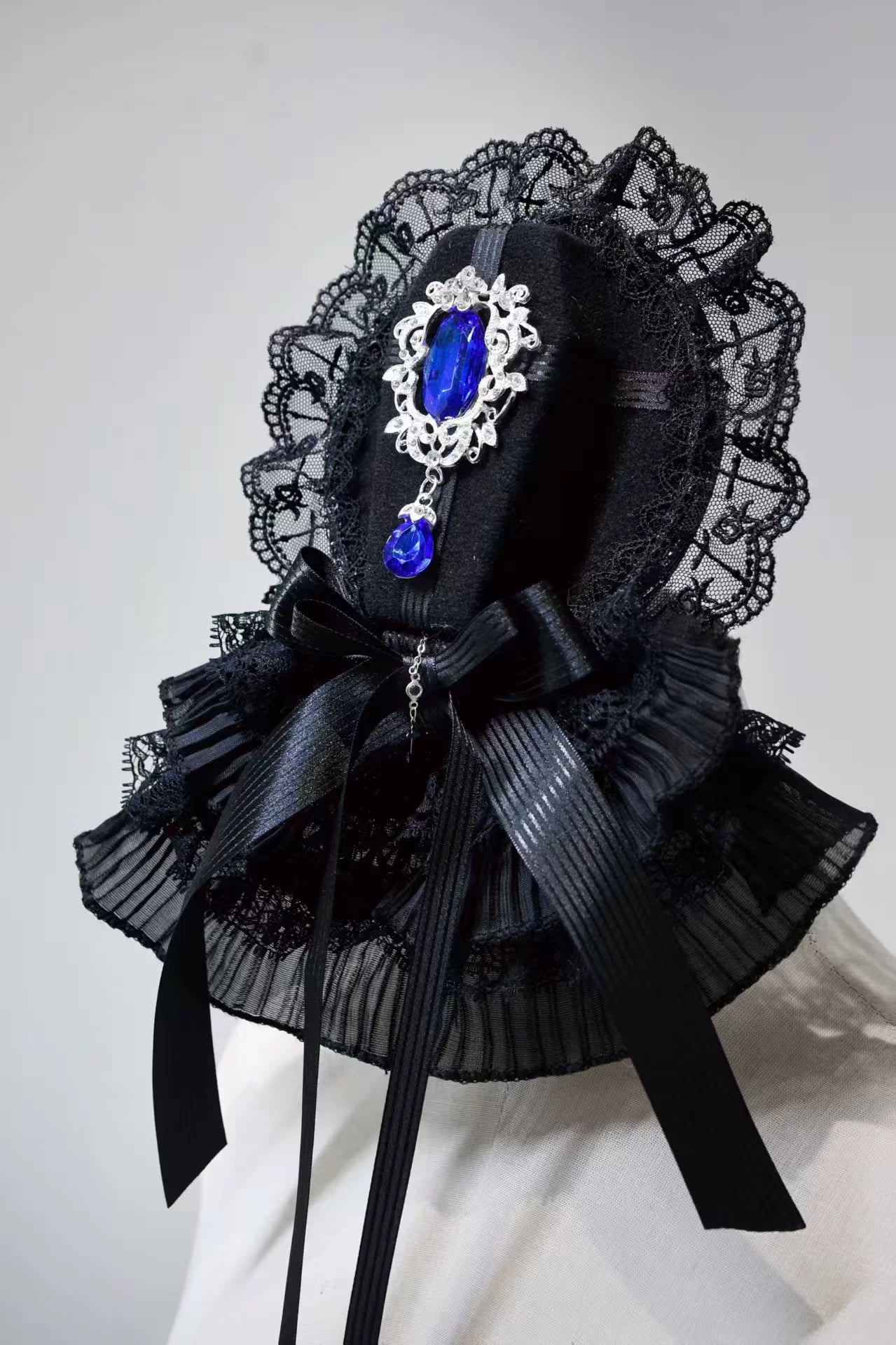 Twilight Hour - Gothic Lolita Hime-sleeve Blouse & Corset Skirt Set (L M S XL XS) 45373:845744
