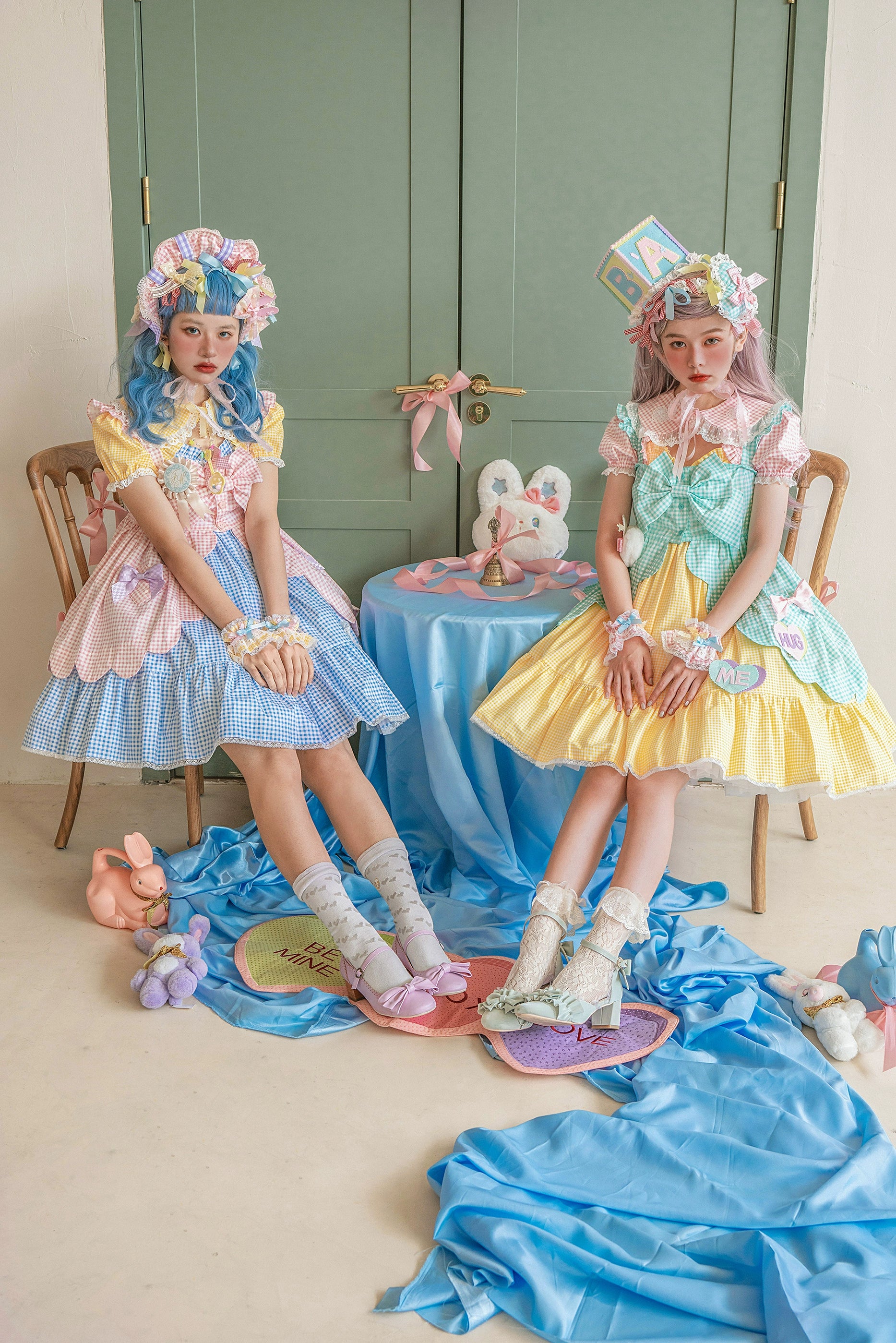 (BFM)Fluff Mollie~Bean Breakfast~Sweet Lolita Overskirt Daily Daily Petaled Skirt 33148:407458
