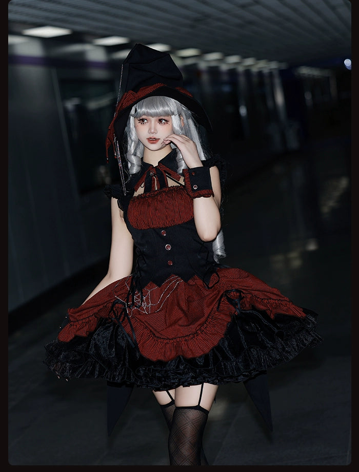 Alice Girl - Lolita Potion - Gothic Lolita Accessory Spider Web Lolita Waist Chain