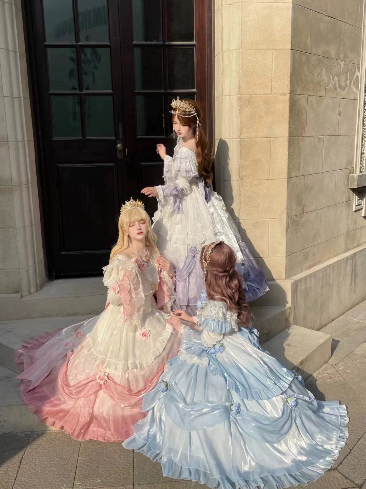 Meowing and fruity - Tana Manor - Classic Lolita OP Dress, Floral Decoration 38680:596094