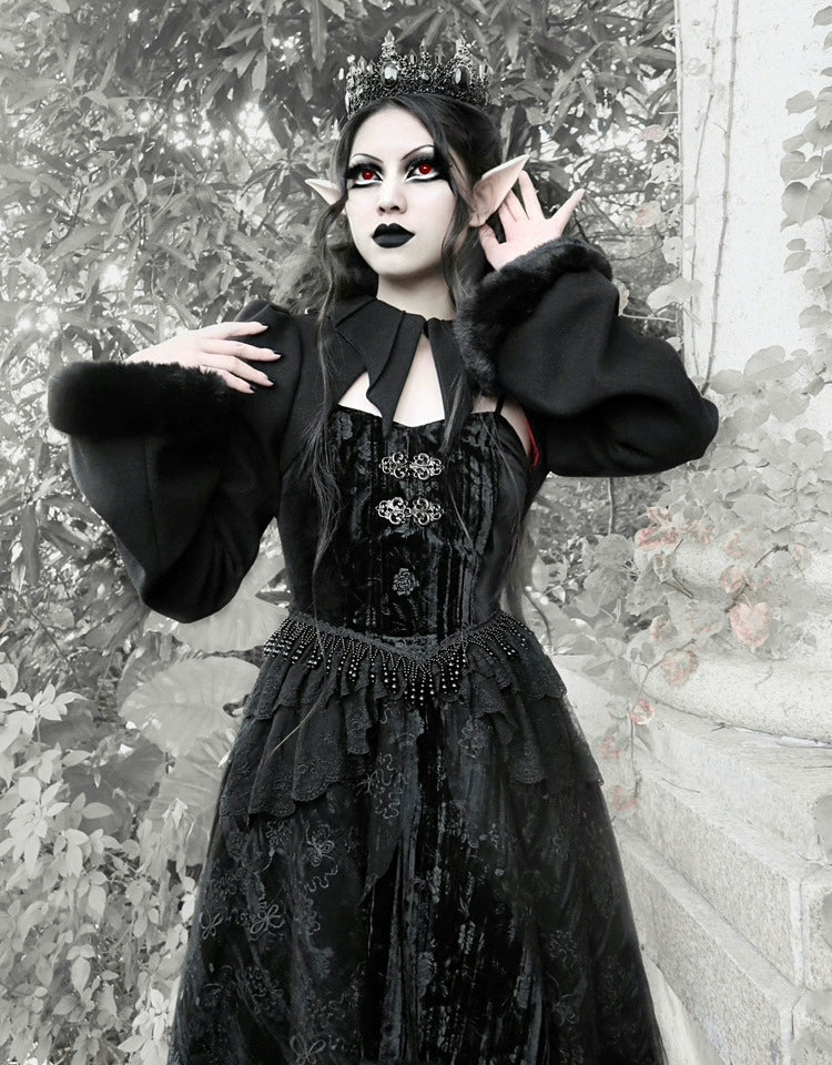 Blood Supply - Misty - Gothic Lolita Dress Black JSK Halloween