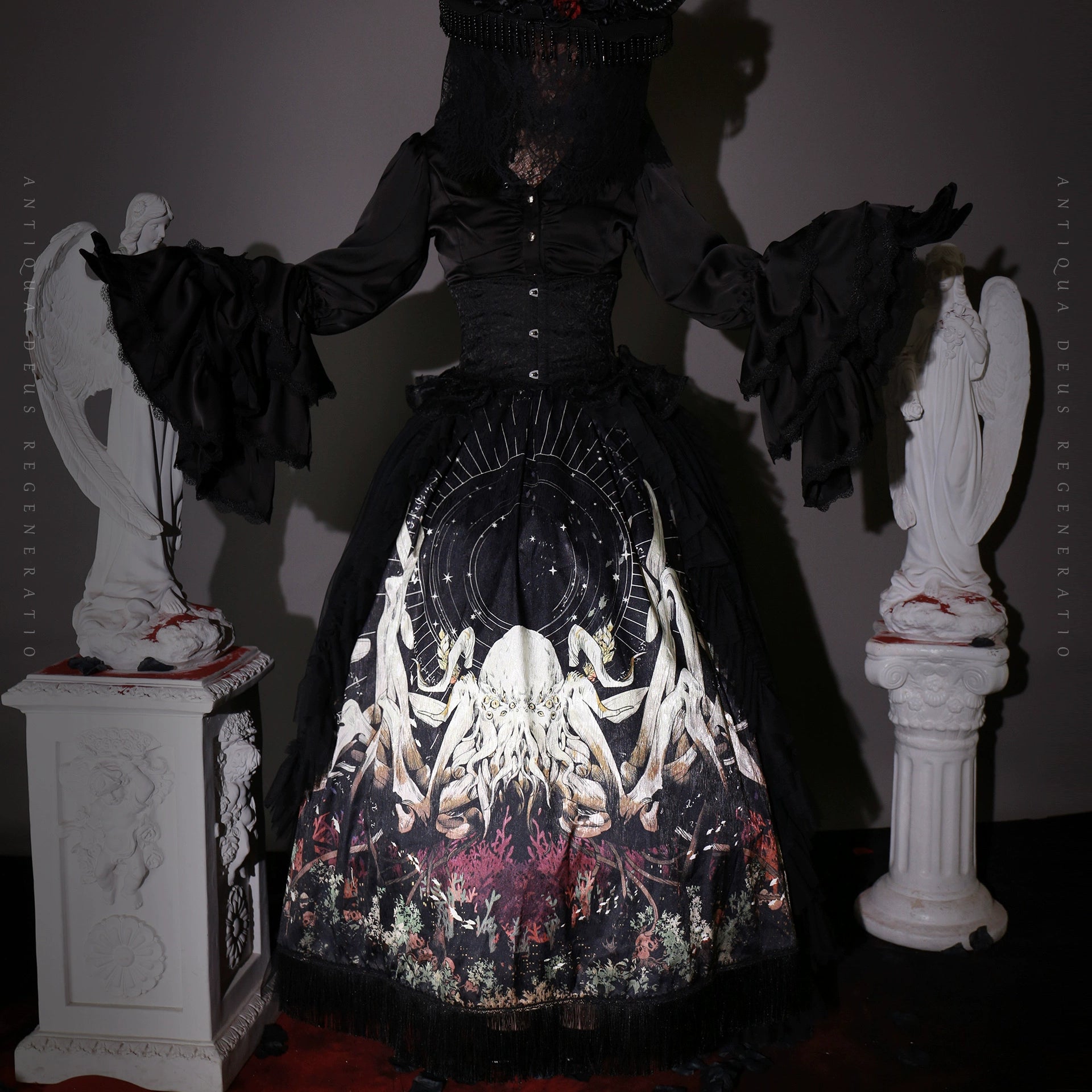 Caged Bird Hotel - Caged Bird - Lolita Petticoat White Plus Size Triple Layer Fishbone Petticoat