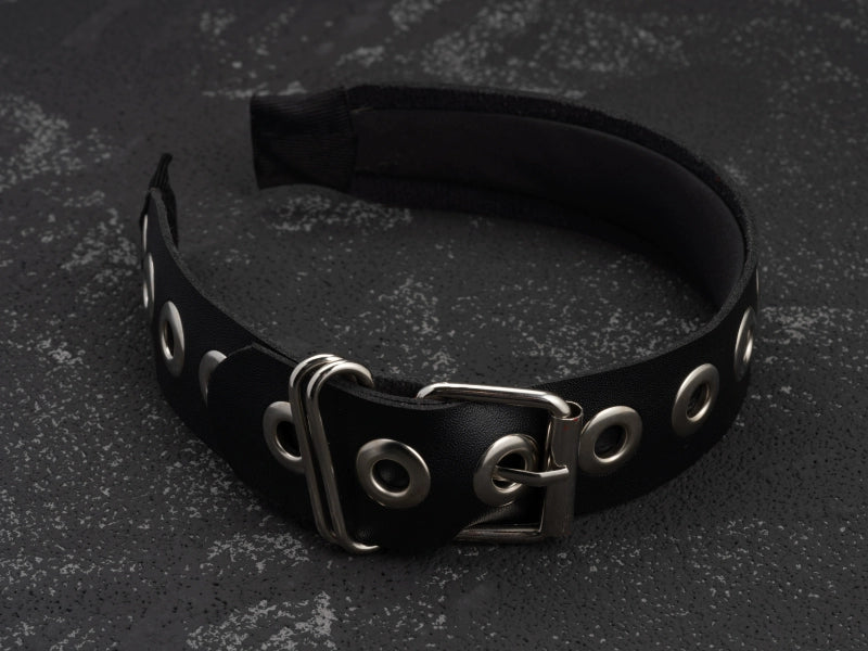 Strange Sugar~Gothic Lolita KC Faux Leather Punk Lolita Hair Accessories 36648:533394