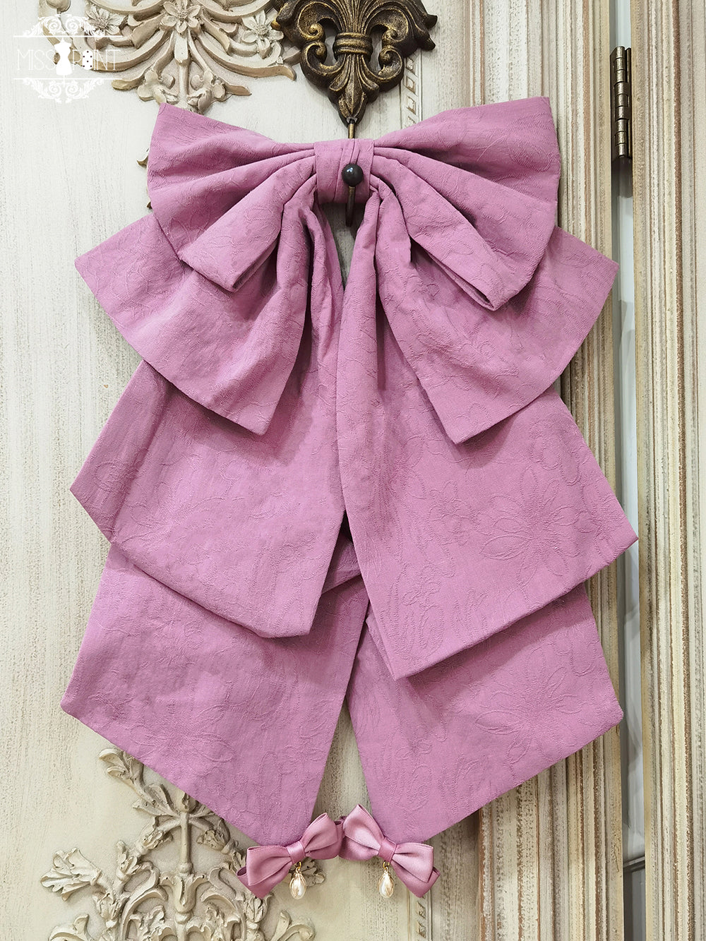 Miss Point~Lilyka Garden~Classic Lolita Headdress and Necklace Brooch Bow Trailing 42660:748347
