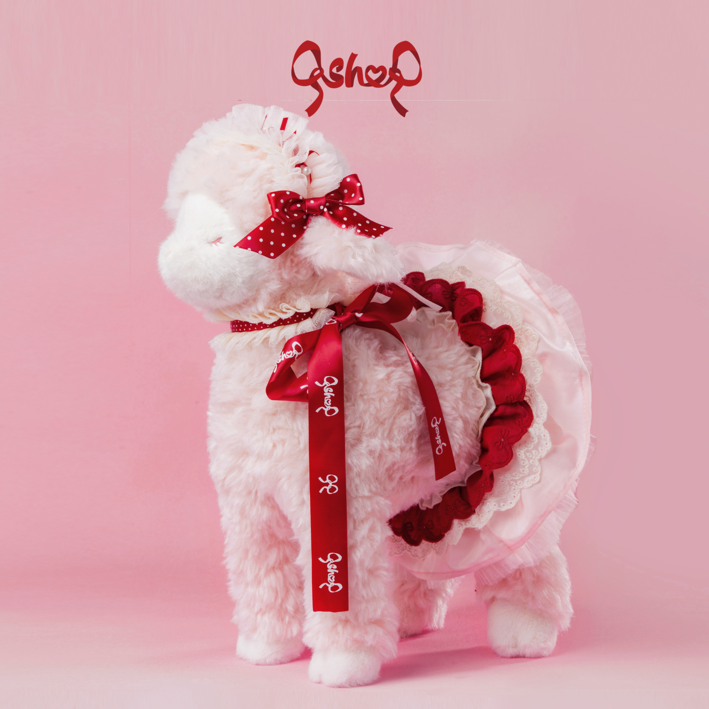 Sweet Lolita Lamb Plush Bag, Adjustable Bag Strap 45489:851424