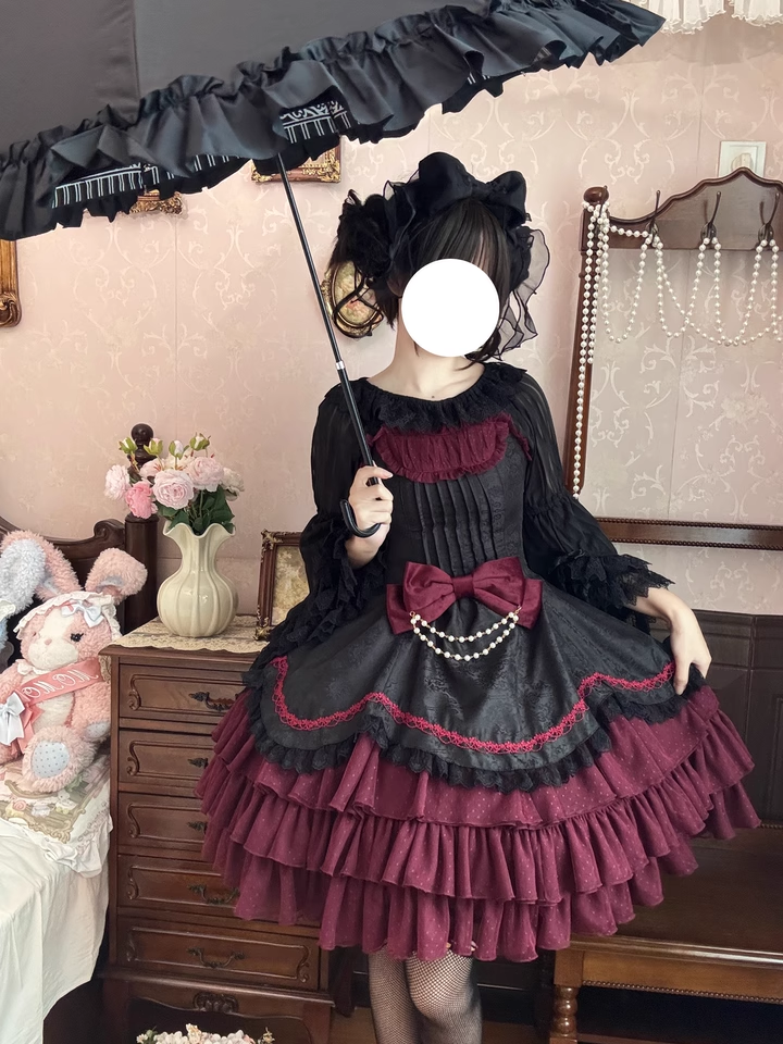 Pearl Box - Classic Lolita JSK, Bustle Back Hem 44506:811390