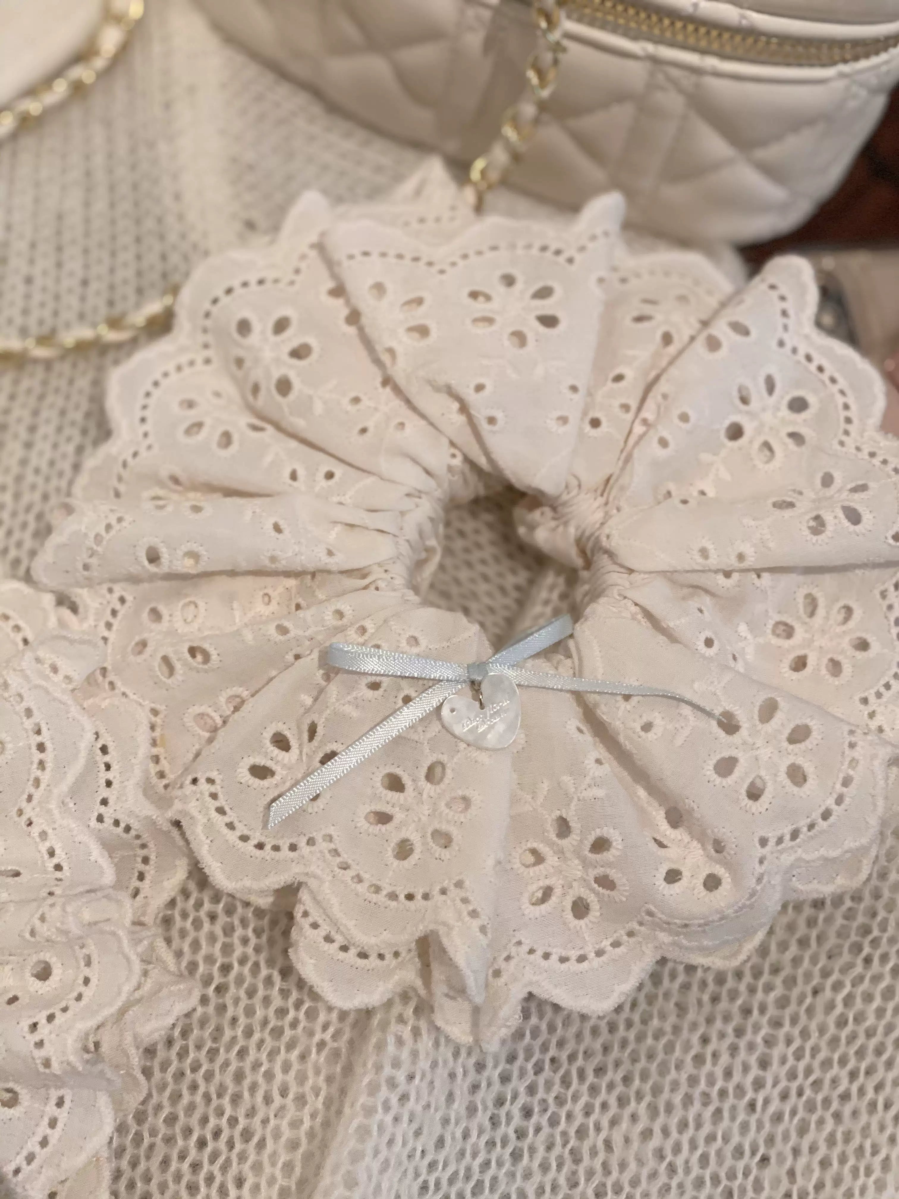 Pure Tea For Dream - Marshmallow Melody - Sweet Lolita Headdress Bow Hair Rope