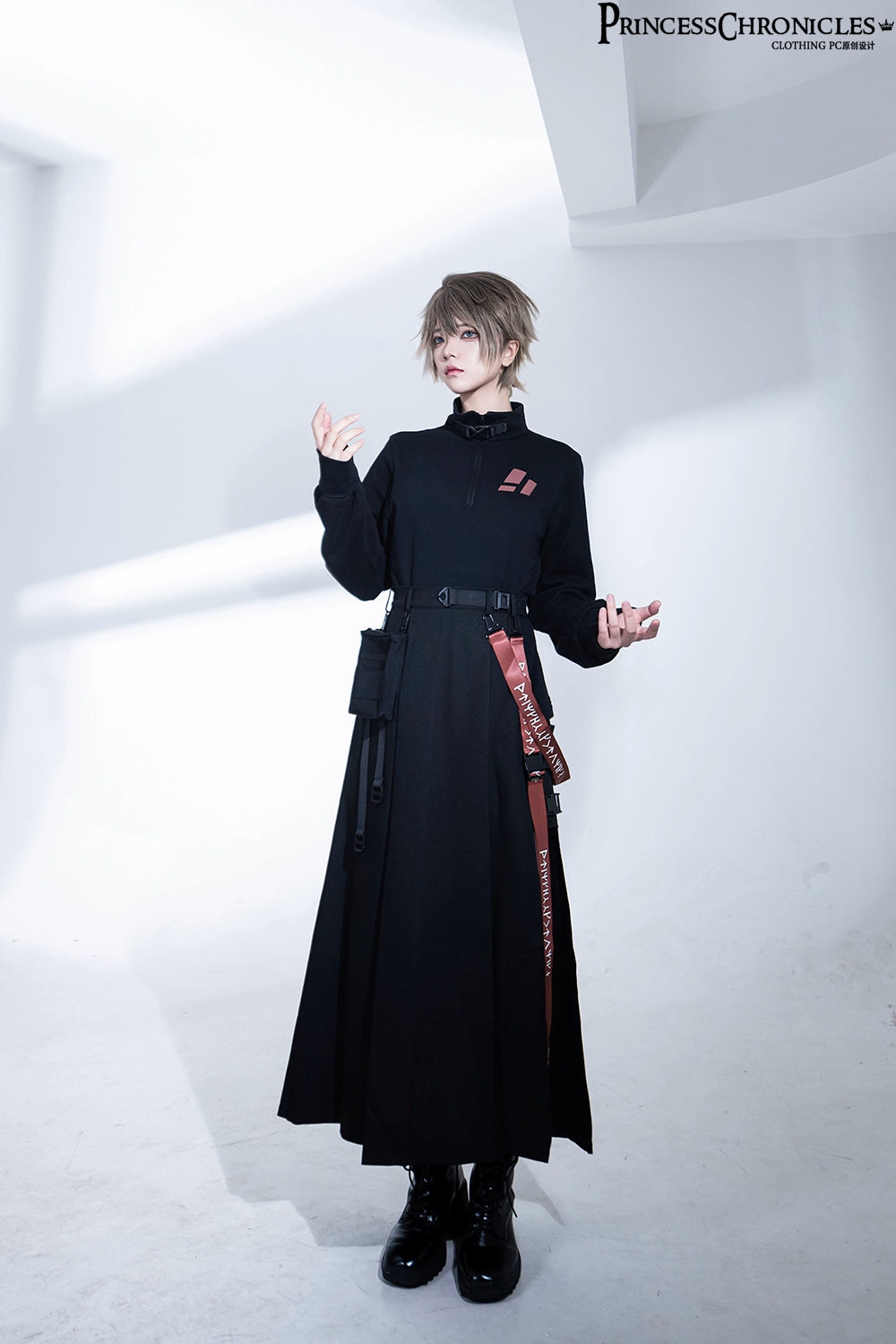 Princess Chronicles - Nameless Blade - Waste Soil Ouji Lolita Black Skirt