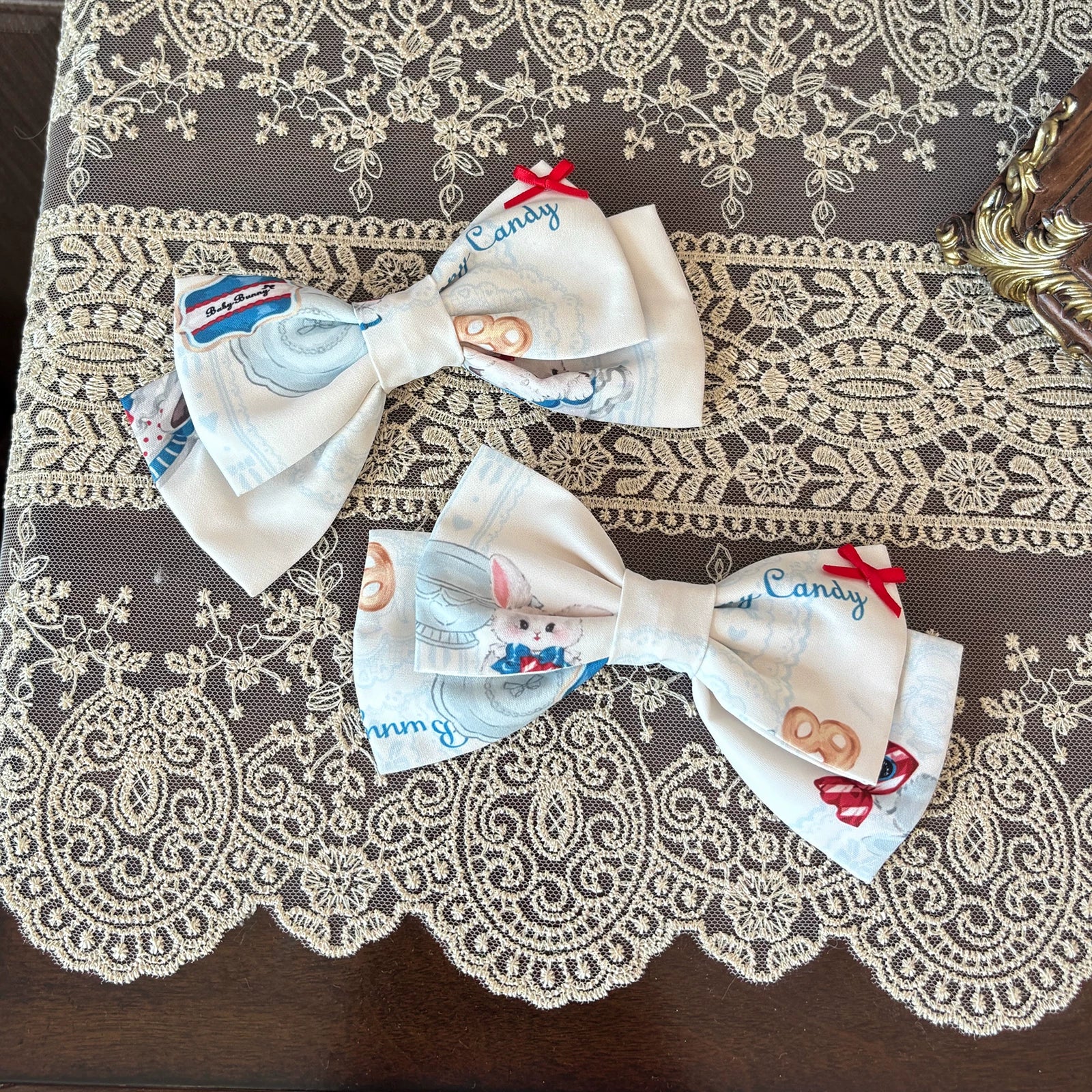 Myth Rabbit Tea Party - Sweet Lolita Dress Set, Bunny Print JSK (S) / L M S XL) 44460:809486