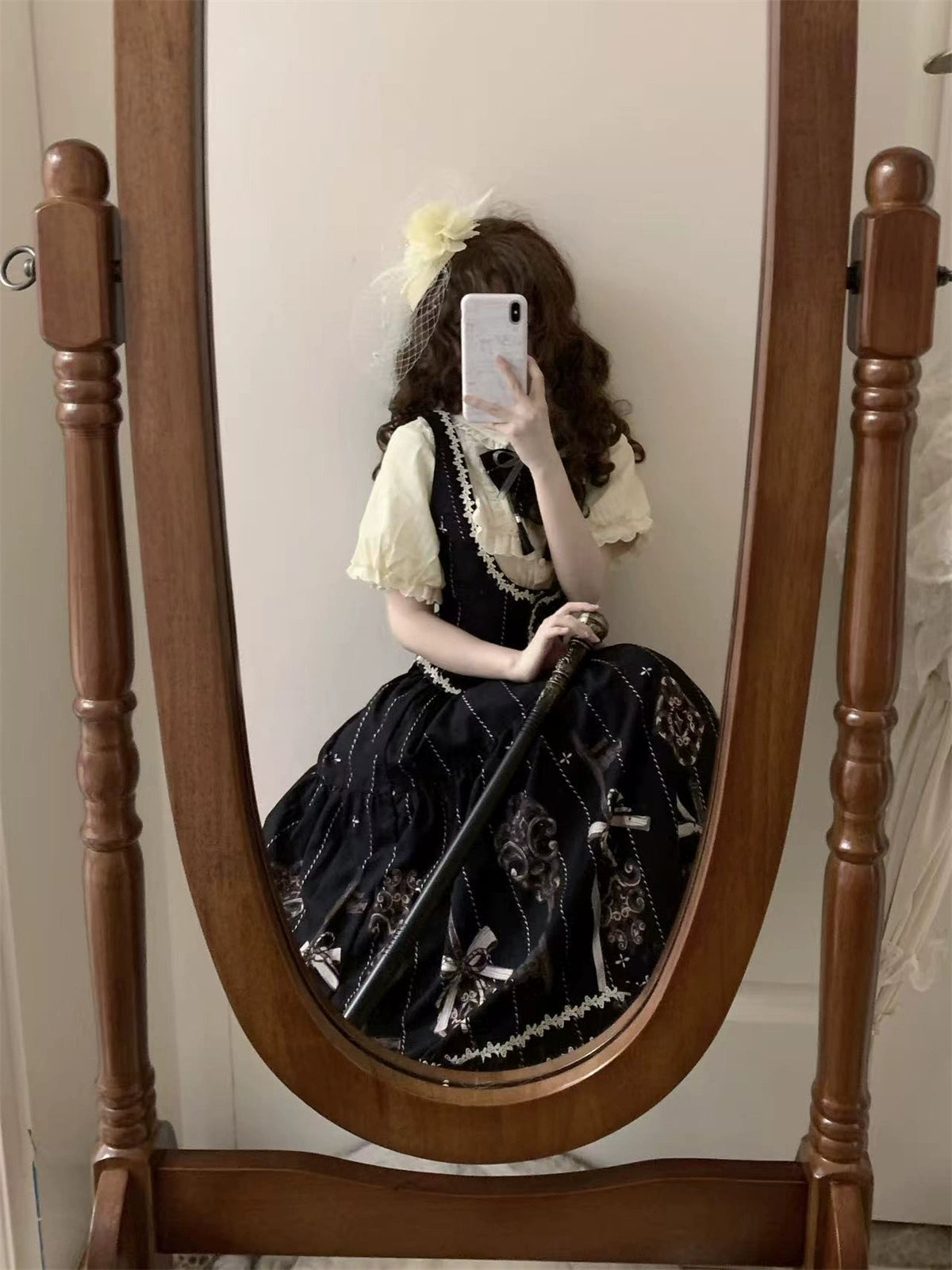 Uncle's Workshop - Secret Key - Classic Lolita Dress Suit, Key Print 43925:790934