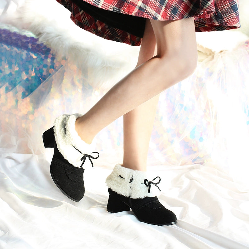Spring Day Lolita - Sweet Lolita Women's Ankle Boots Multicolors 22620:322764