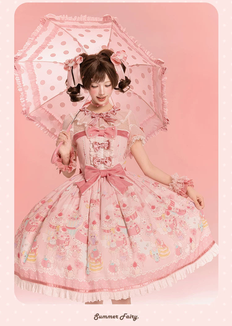IP Collaboration Sweet Lolita Dress, Gorgeous OP & Slim JSK 44792:821819