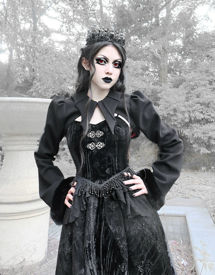 Blood Supply - Misty - Gothic Lolita Dress Black JSK Halloween