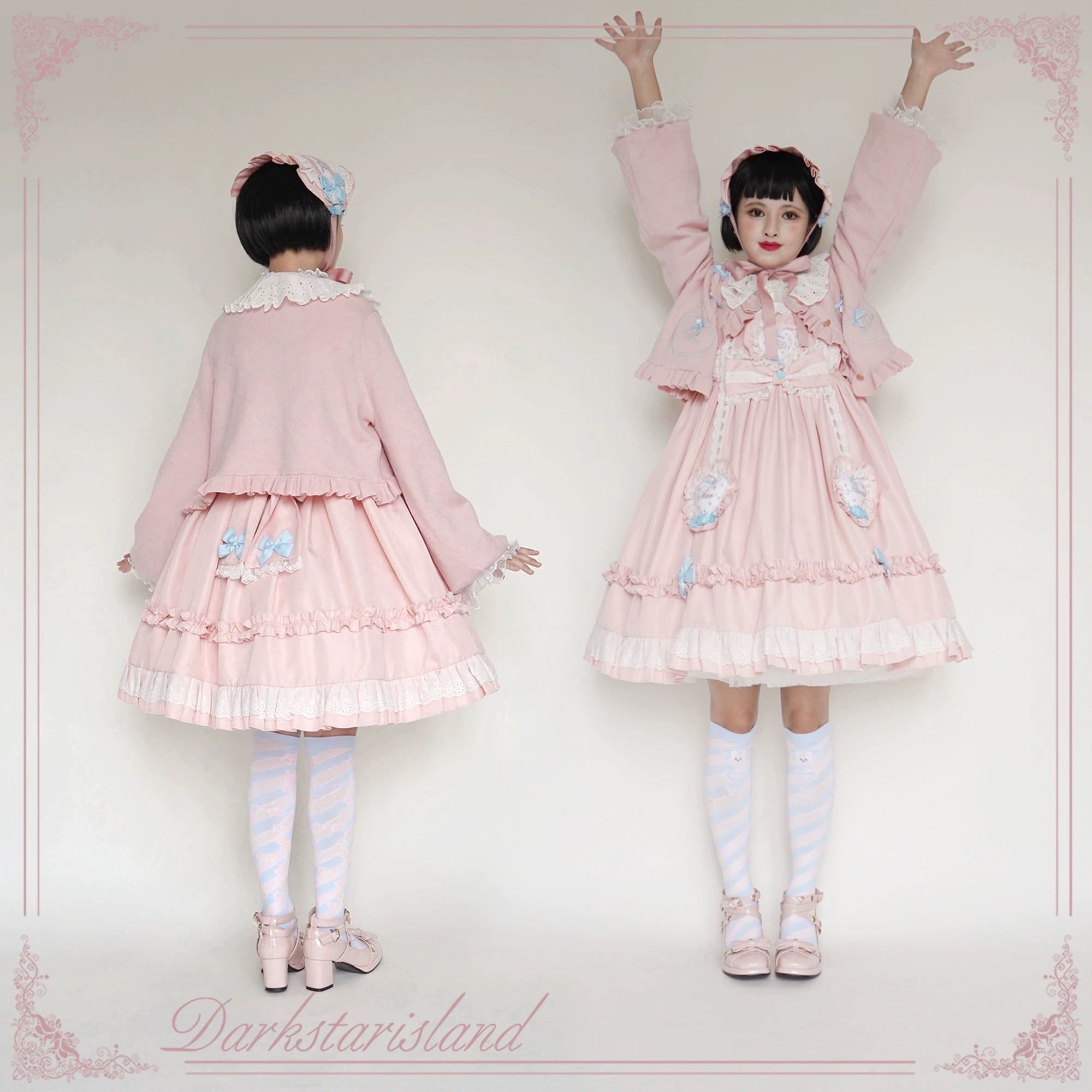 (BFM)Dark Star Island~Sugar Frost~Sweet Lolita Cardigan Knit Embroidered Sweater 34274:449636
