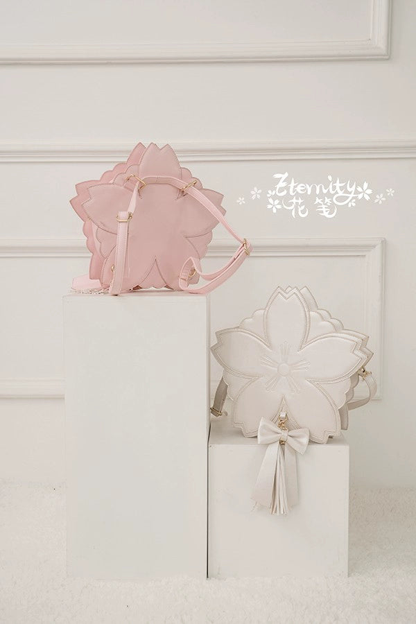 Eternity - Han Lolita Sakura Bag Double-layered Handbag Crossbody Bag Multicolors