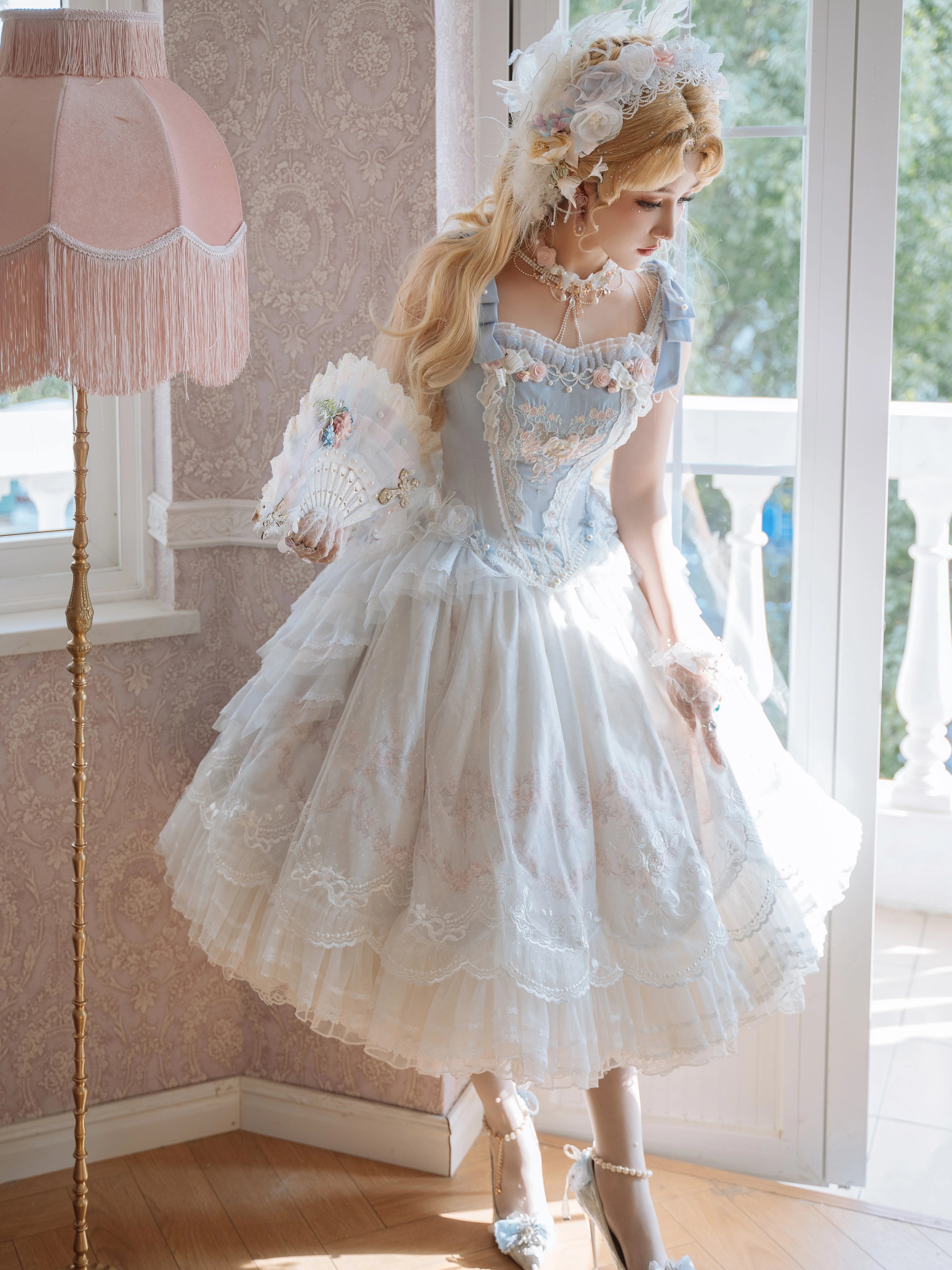 Garden Cat - Dreamy Dance Gorgeous Lolita JSK and SK