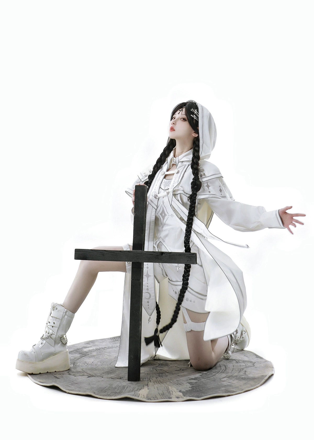 Cornfield Lolita - Bionic Dimension - Ouji Lolita Shorts Suit Punk Lolita Cape Set