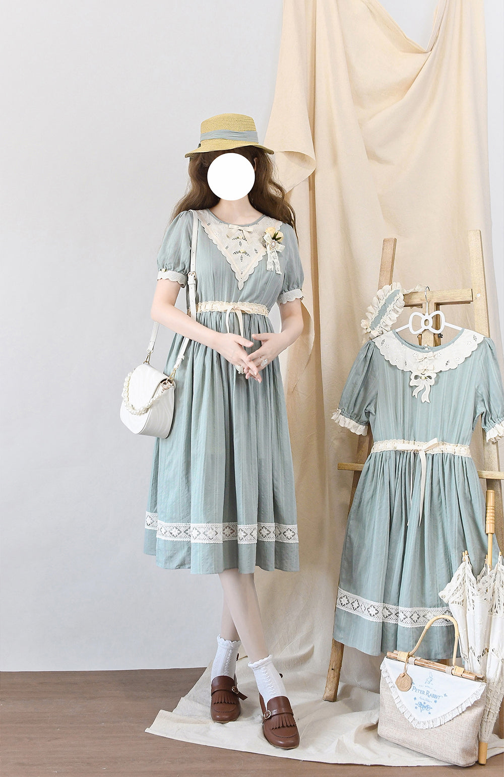 (Buyforme)Miss Point~Happy Summer Elegant Lolita Floral OP Dress 17704:244722