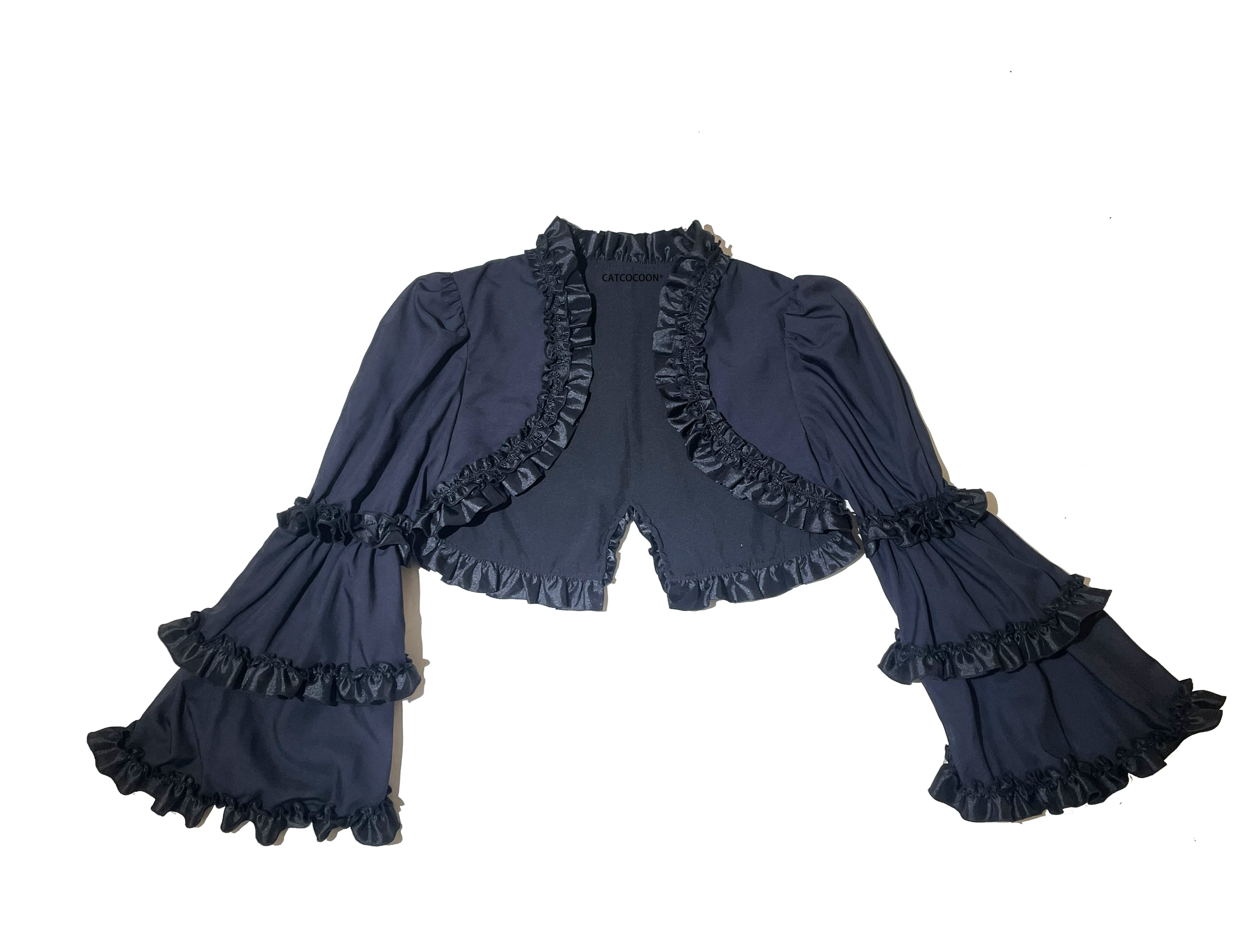 Lace Cross - Gorgeous Gothic Lolita JSK Dress, Hime Sleeve Bolero (L M S) 44545:813148