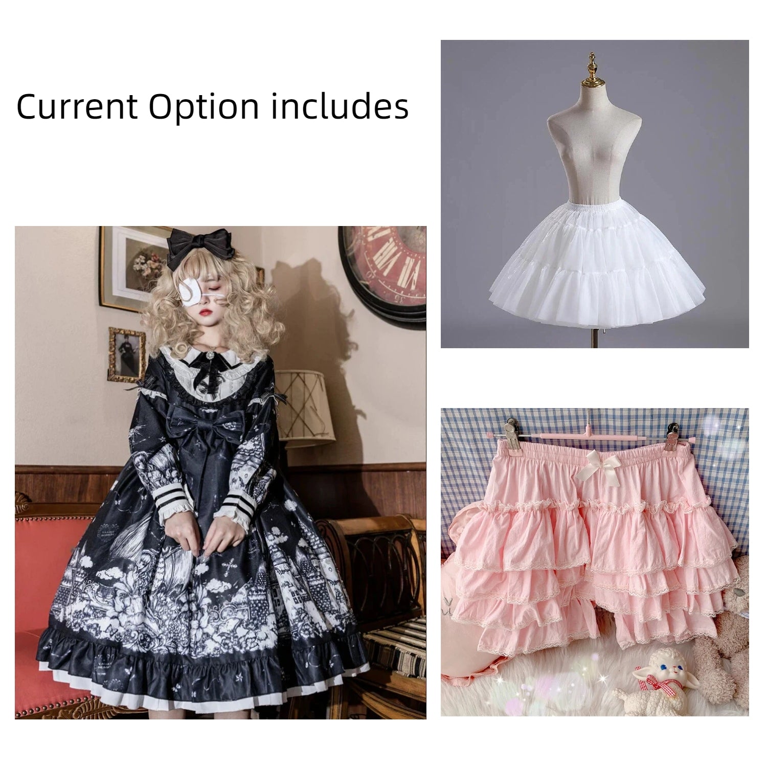 3-Piece Set – Bloomer + OP + Petticoat | Save 15% (Use Code: Best15)