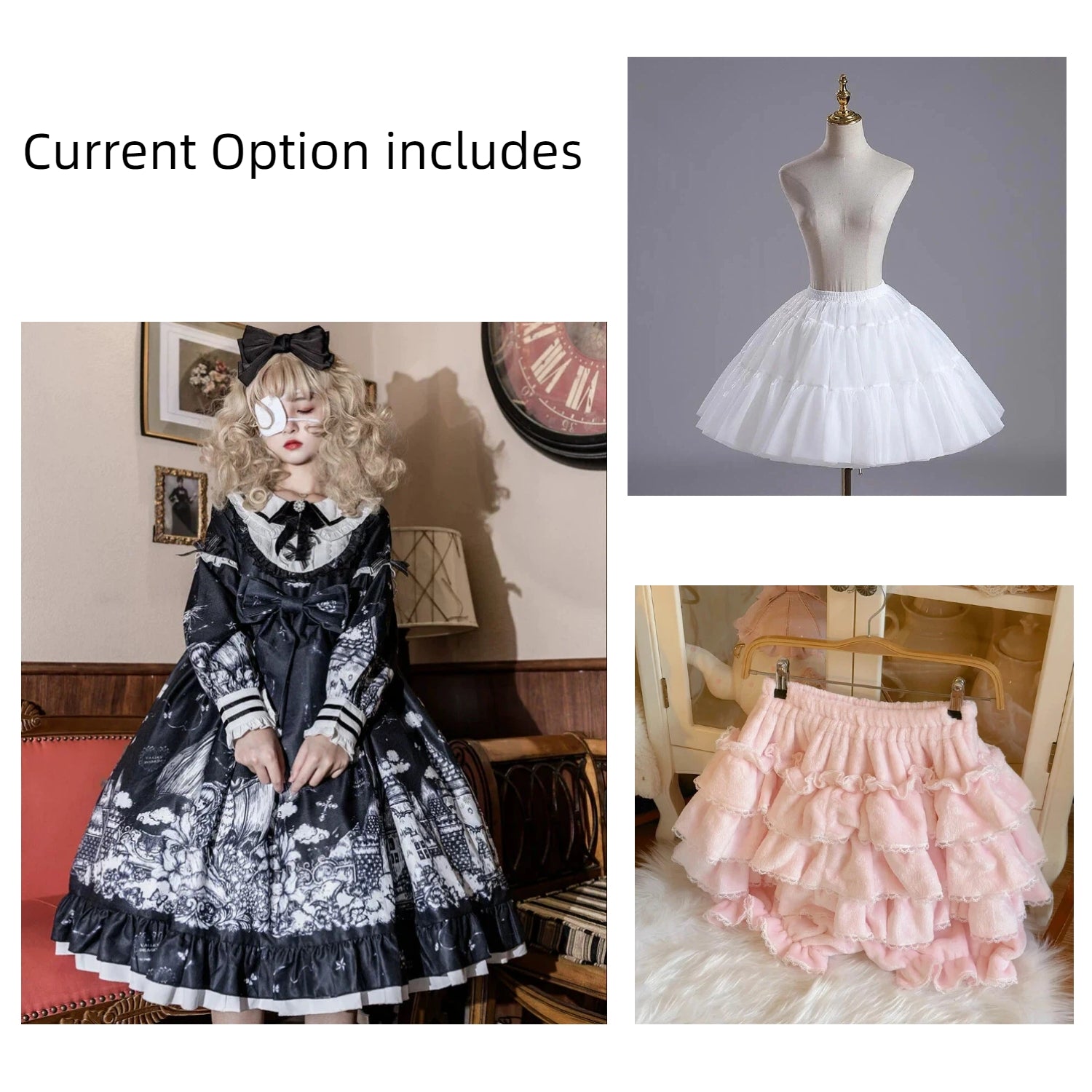 3-Piece Set – Bloomer + OP + Petticoat | Save 15% (Use Code: Best15)
