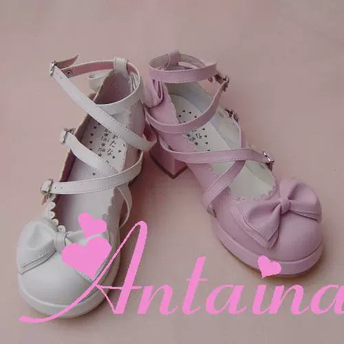 Antaina~Sweet Chunky Heels Lolita Shoes Size 41-44 4034:559262