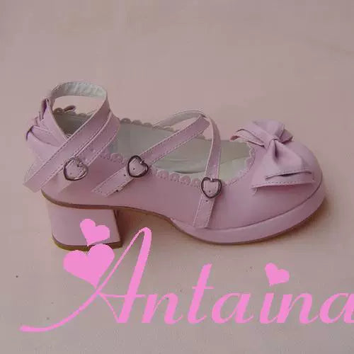 Antaina - Sweet Chunky Heels Lolita Shoes Size 41-44