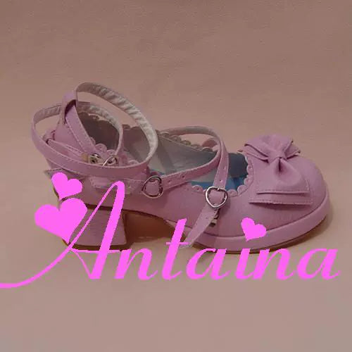 Antaina~Sweet Chunky Heels Lolita Shoes Size 41-44 4034:559244