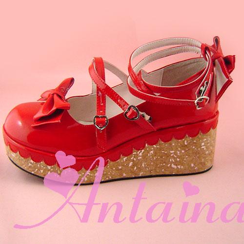 (Buyforme)Antaina~Lolita Bow Platform Shoes Multiple Colors 17962:253670