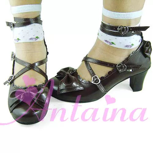 Antaina~Lolita Tea Party Heels Shoes Size 37-40 4046:573958