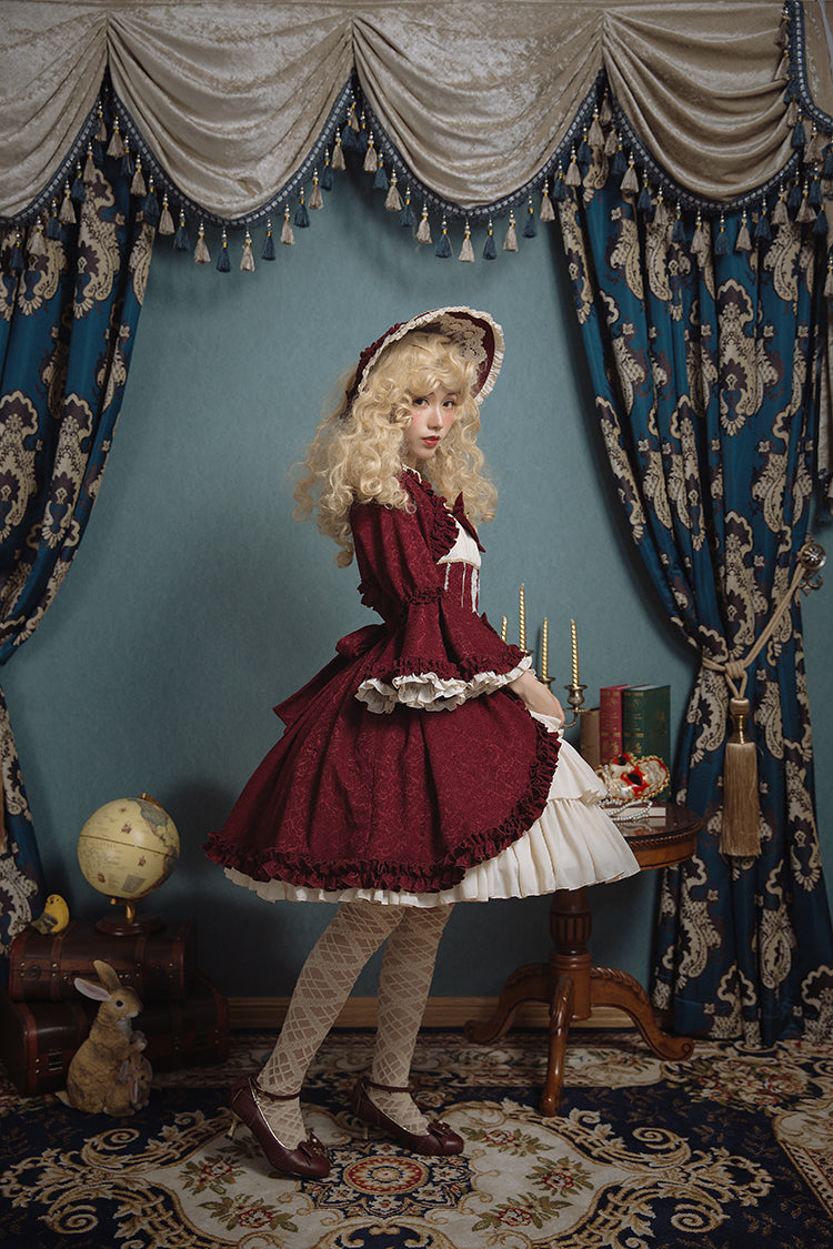 Henrietta - Victoria Doll - Vintage Lolita Dress Multicolor