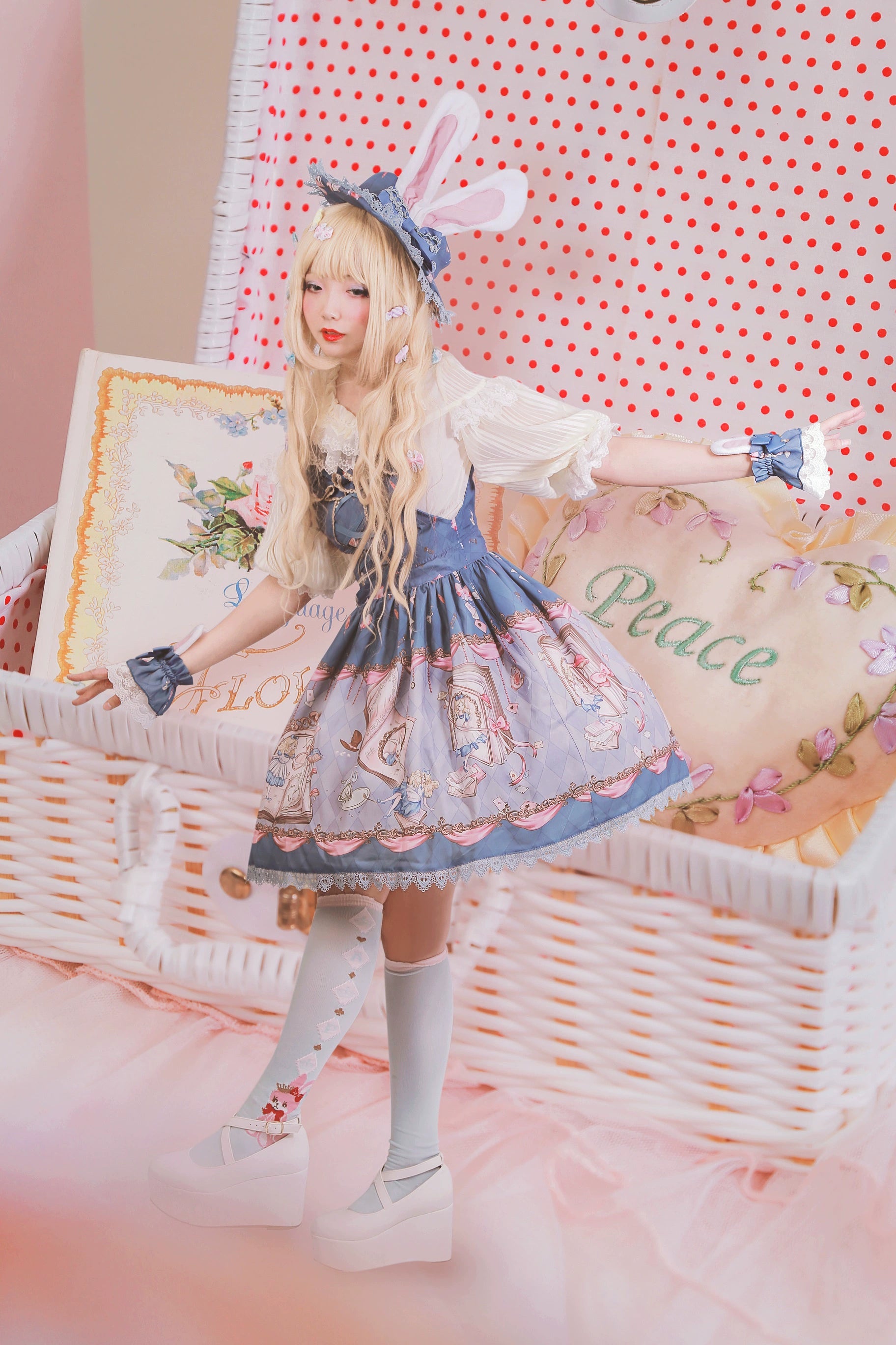 Infanta~Sweet Lolita Accessories Bonnet KC Socks Beret 37488:560996