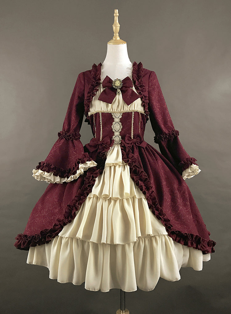 Henrietta - Victoria Doll - Vintage Lolita Dress Multicolor