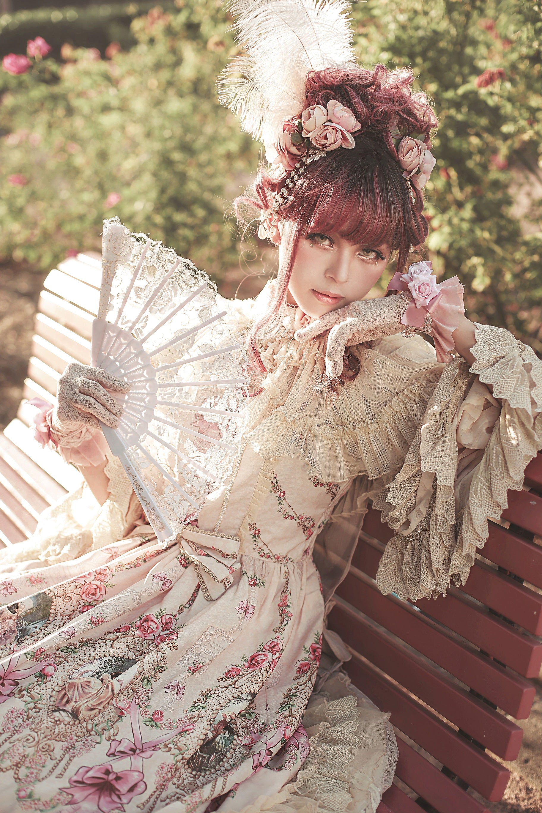 Infanta - Fairytale Town Prom - Printed Tea Party Classic Lolita JSK Suit 42794:754299