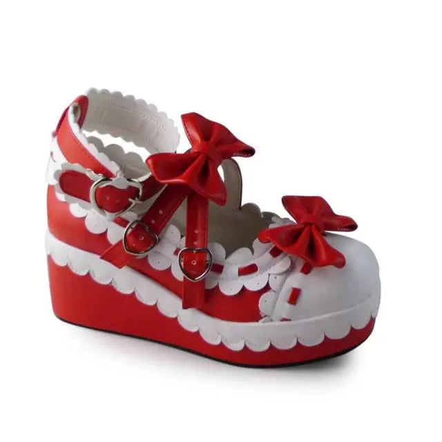 Antaina~Sweet Lolita Shoes Platform Shoes Multicolor 37996:578312