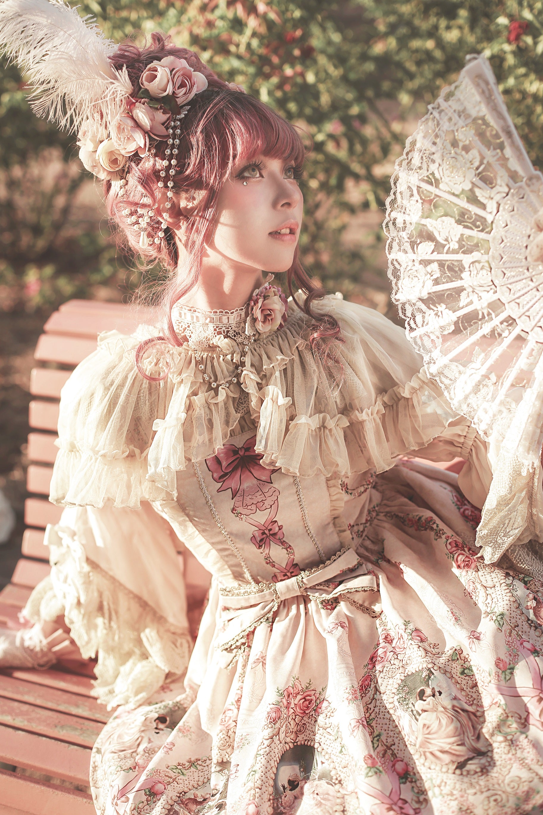 Infanta - Fairytale Town Prom - Printed Tea Party Classic Lolita JSK Suit 42794:754298