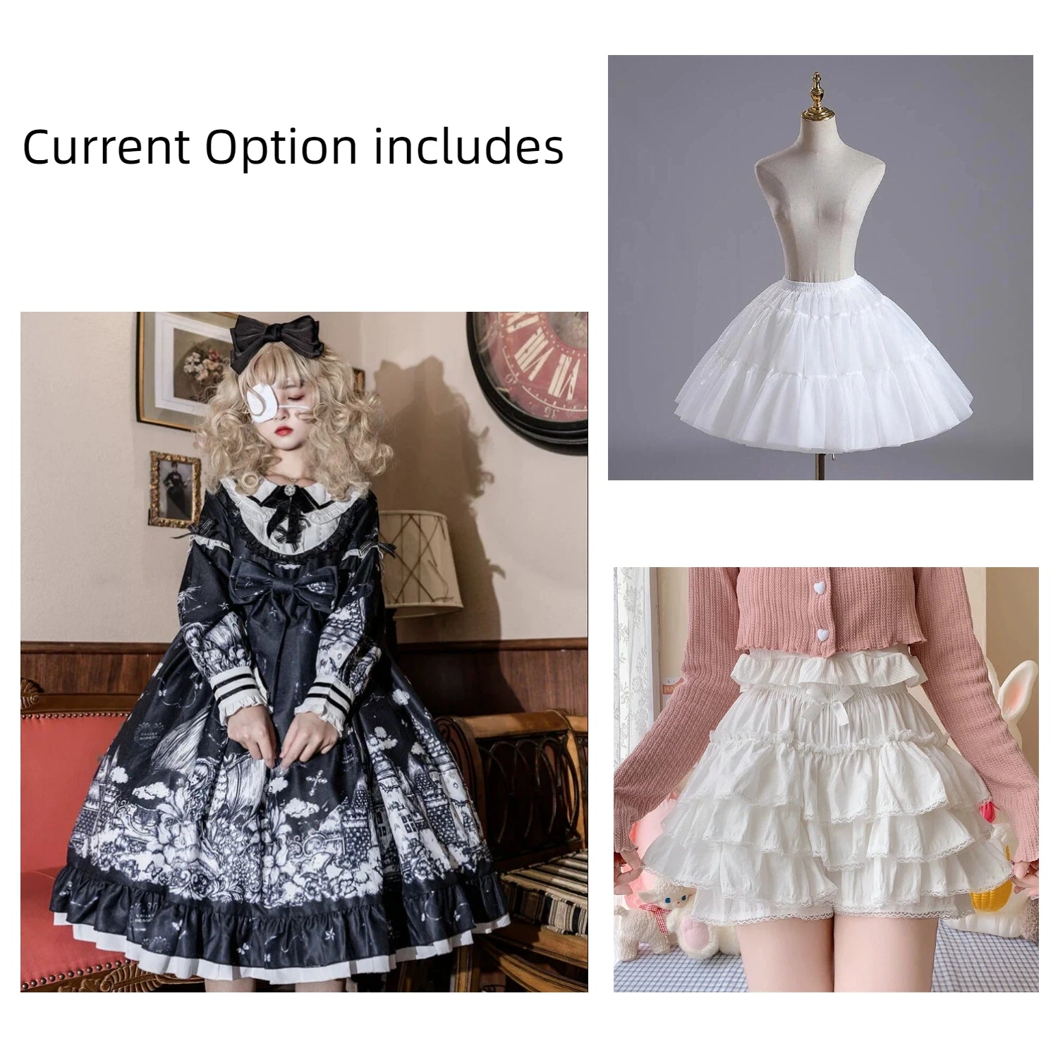 3-Piece Set – Bloomer + OP + Petticoat | Save 15% (Use Code: Best15)