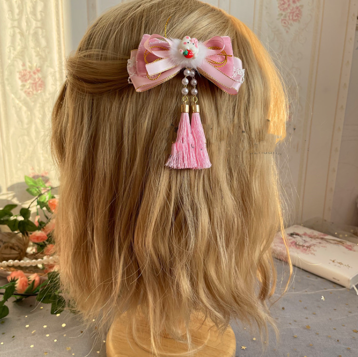 Luoluo Decoration - Han Lolita Pink Head Accessory