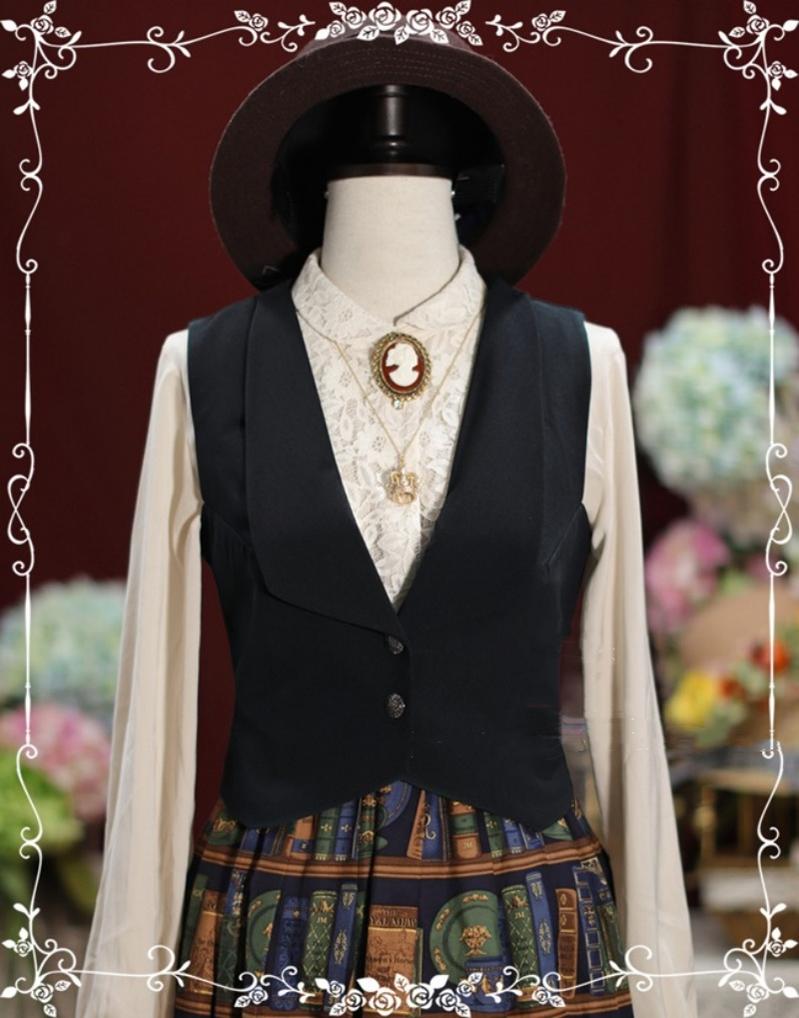 Tiny Garden~Old Love Songs~Lolita Elegant Vintage SK and Waistcoat 8820:592580