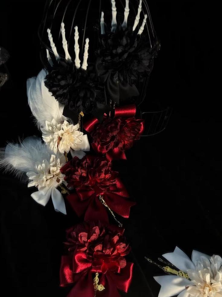 Genesis and Armageddon - Gothic Lolita Accessory, Skeleton Hand Decoration